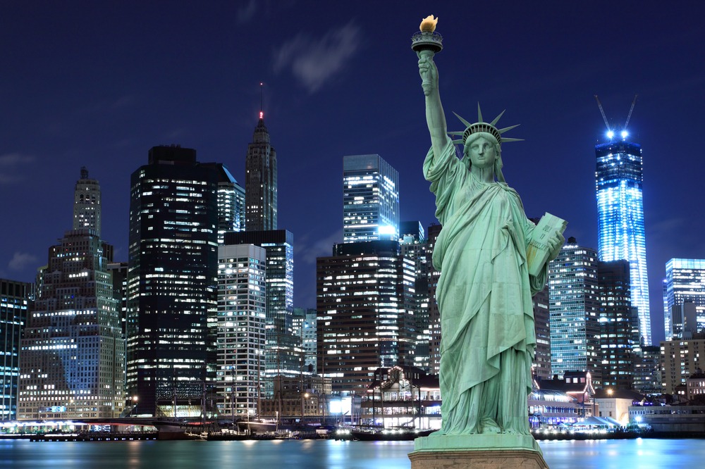 Statue de la liberté à New York aux Etats Unis